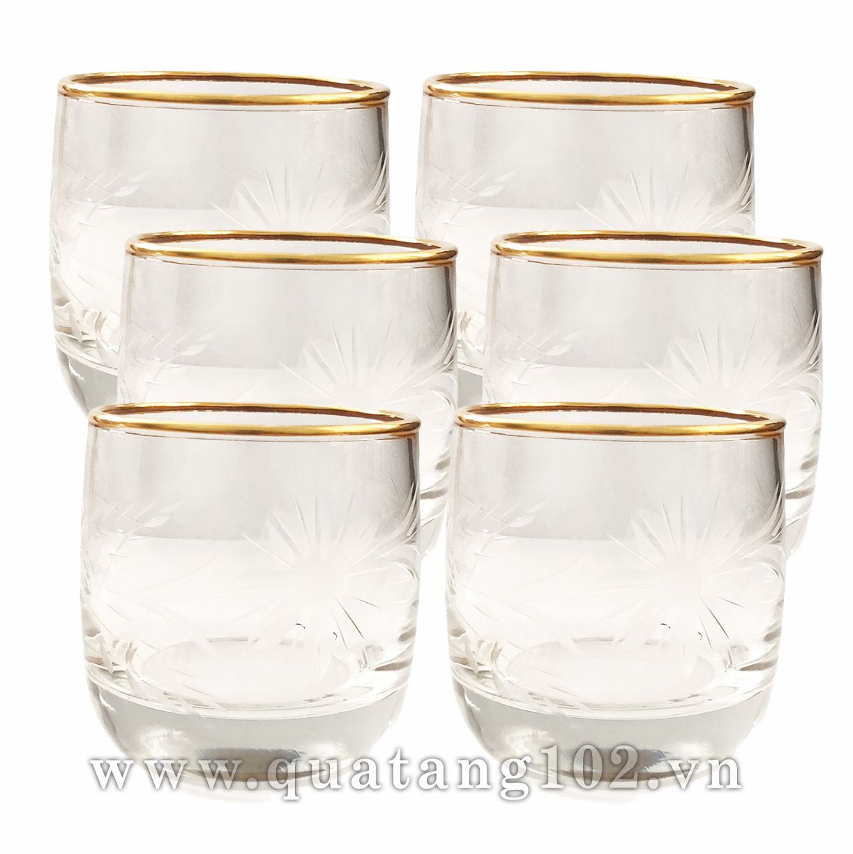 Cốc thủy tinh, bộ cốc in lo go, cốc thủy tinh thái lan - Bộ quà tặng ...