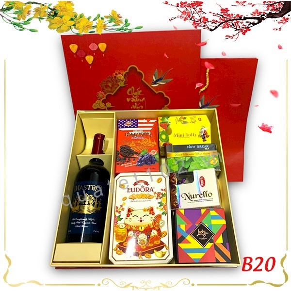 Hộp Quà Tết HQT020 - Quà Tặng 102
