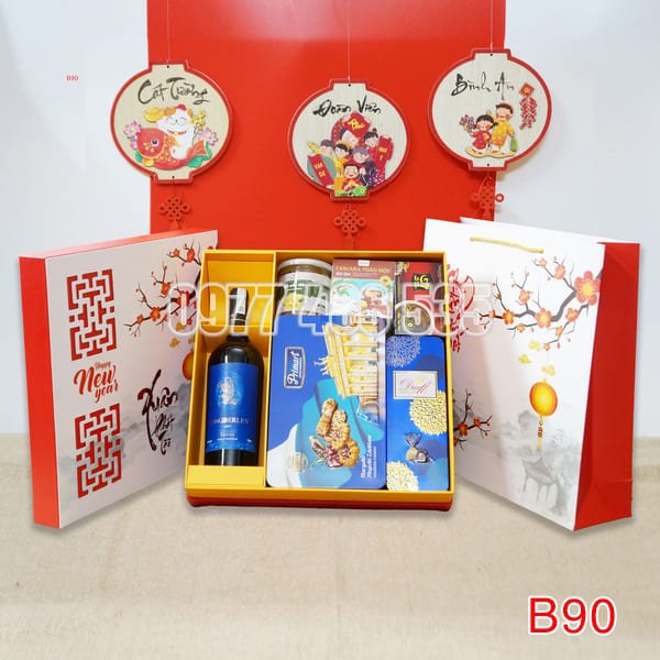 Hộp Quà Tết HQT090 - Quà Tặng 102