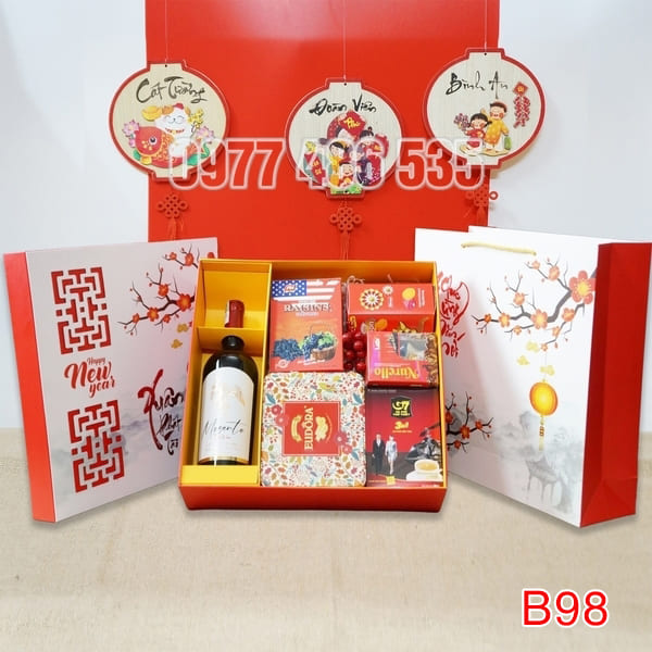 Hộp Quà Tết HQT098 - Quà Tặng 102