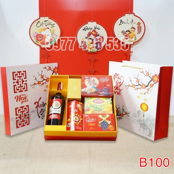 Hộp Quà Tết HQT100 - Quà Tặng 102