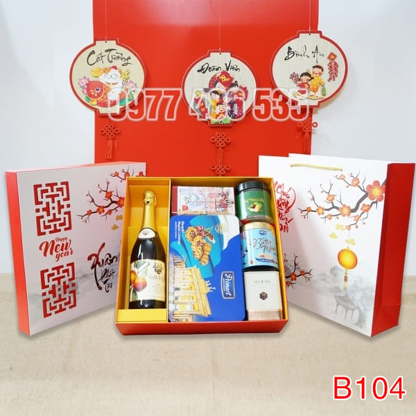 Hộp Quà Tết HQT104 - Quà Tặng 102