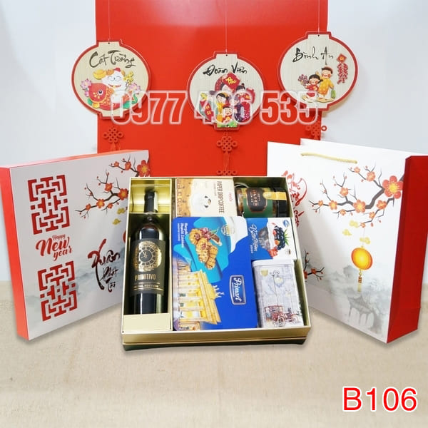 Hộp Quà Tết HQT106 - Quà Tặng 102