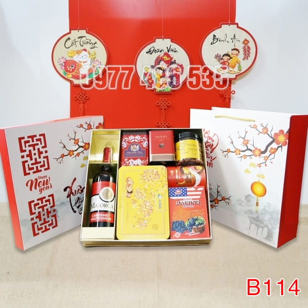 Hộp Quà Tết HQT114 - Quà Tặng 102