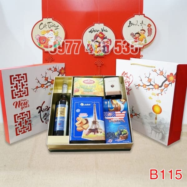 Hộp Quà Tết HQT115 - Quà Tặng 102