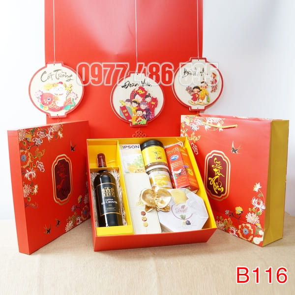 Hộp Quà Tết HQT117 - Quà Tặng 102