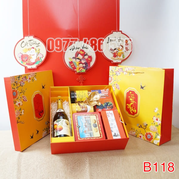 Hộp Quà Tết HQT118 - Quà Tặng 102