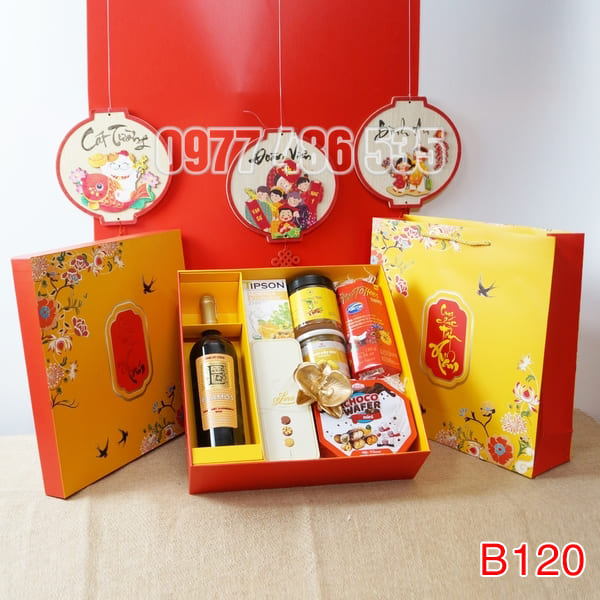 Hộp Quà Tết HQT120 - Quà Tặng 102