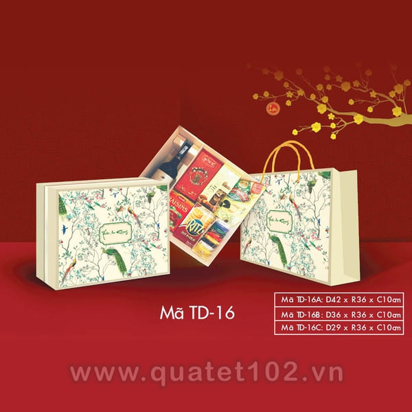 Hộp Quà Tết In Logo IQT033