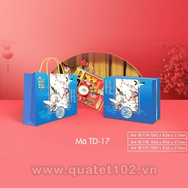 Hộp Quà Tết In Logo IQT034