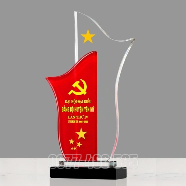 Kỷ niệm chương pha lê mẫu 91