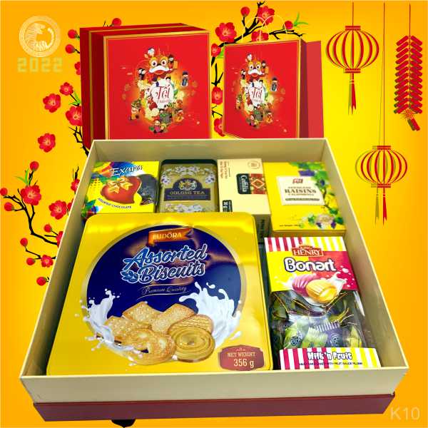 Hộp quà tết In Logo KR22010 - Quà Tặng 102