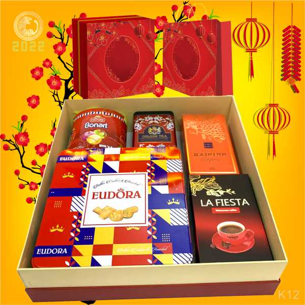 Hộp quà tết In Logo KR22012 - Quà Tặng 102