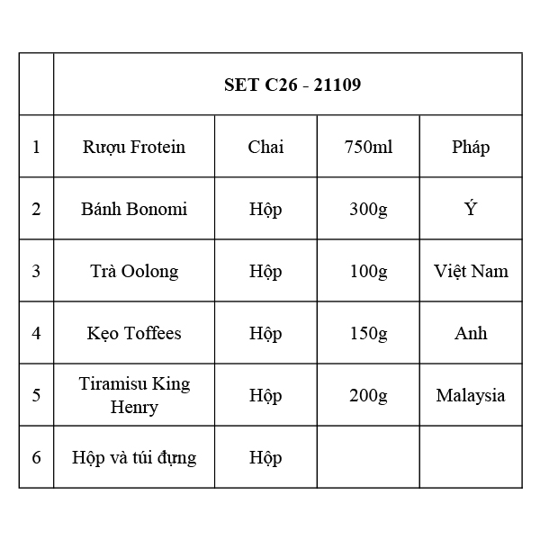 Quà Tết 21109