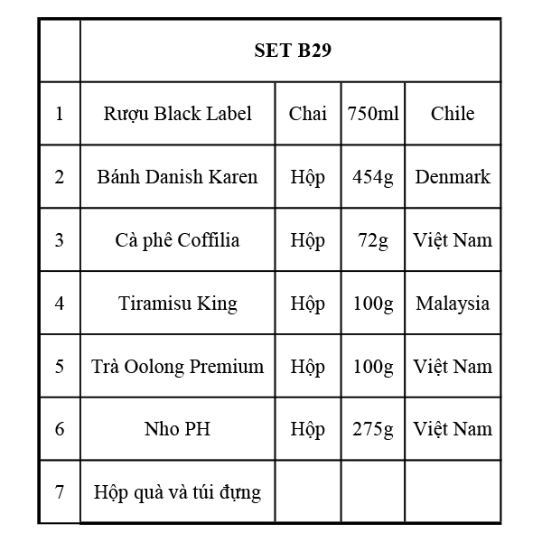 Quà Tết 2129