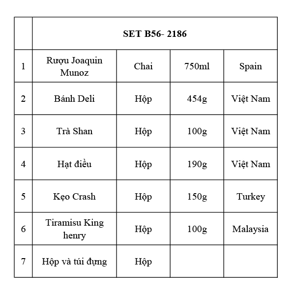 Quà Tết 2186